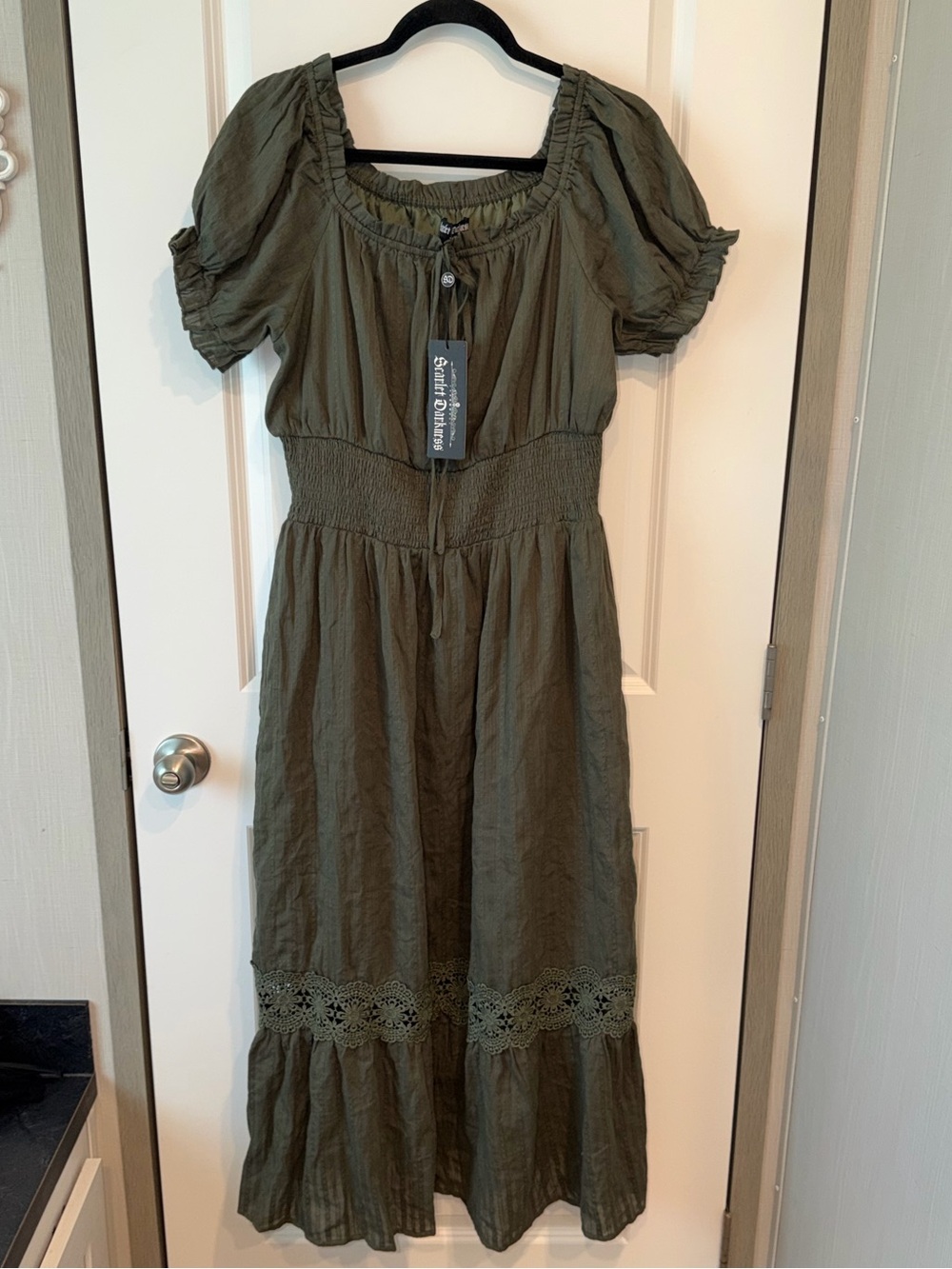Scarlet Darkness Women's Size XL Medieval Off The Shoulder Maxi Dress New